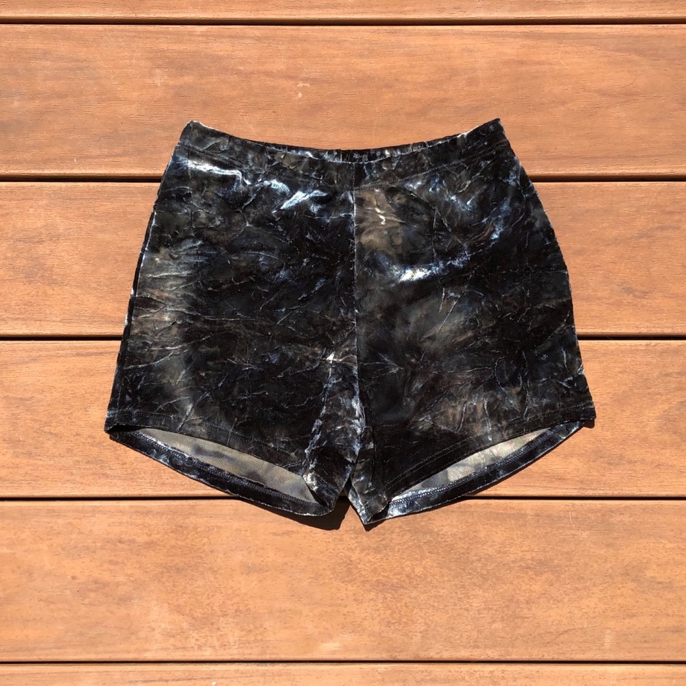 Gypsy Stardust High Waist Crushed Velvet Shorts